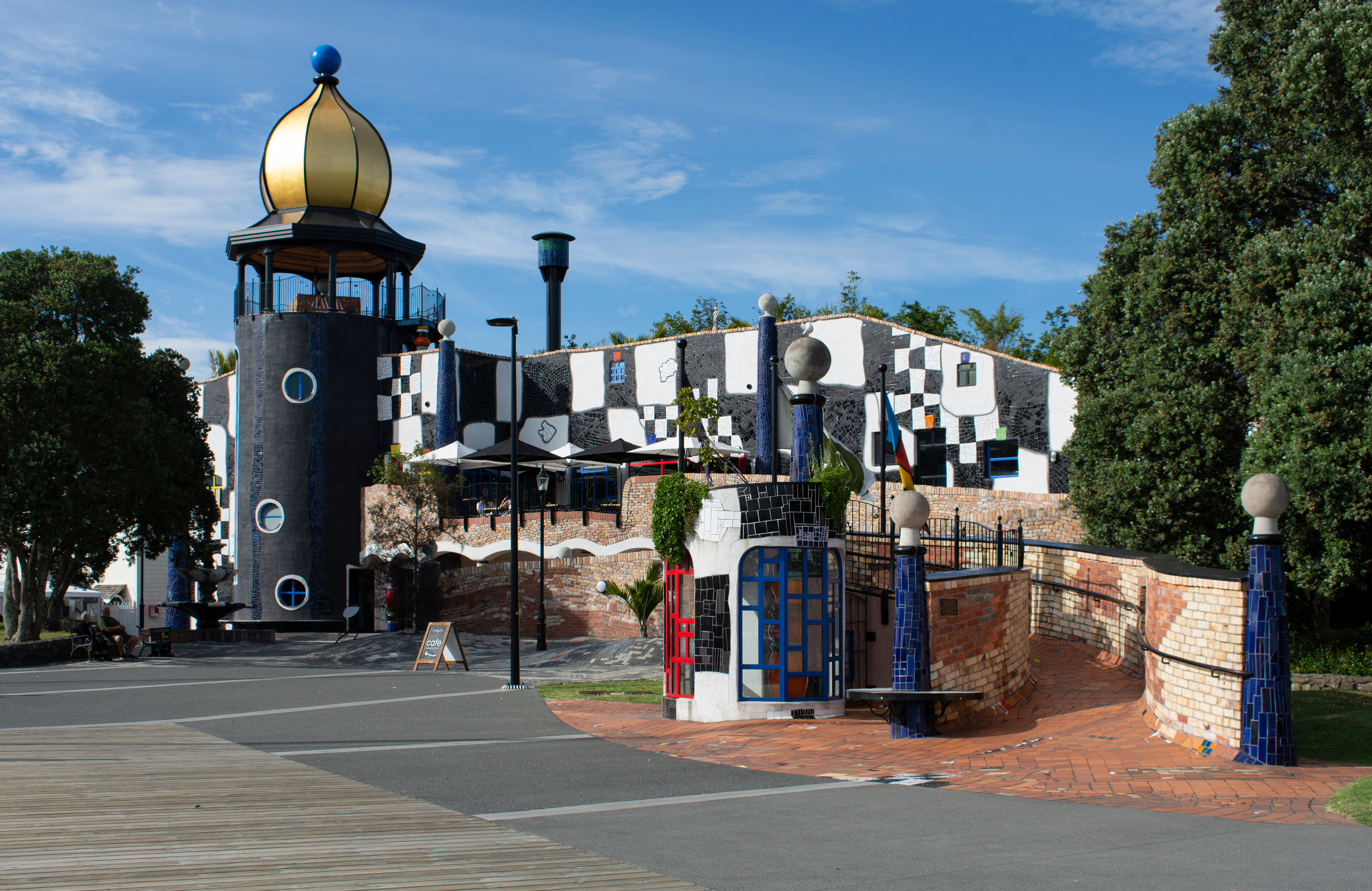 Hundertwasser Arts Centre with Wairau Māori Art Gallery