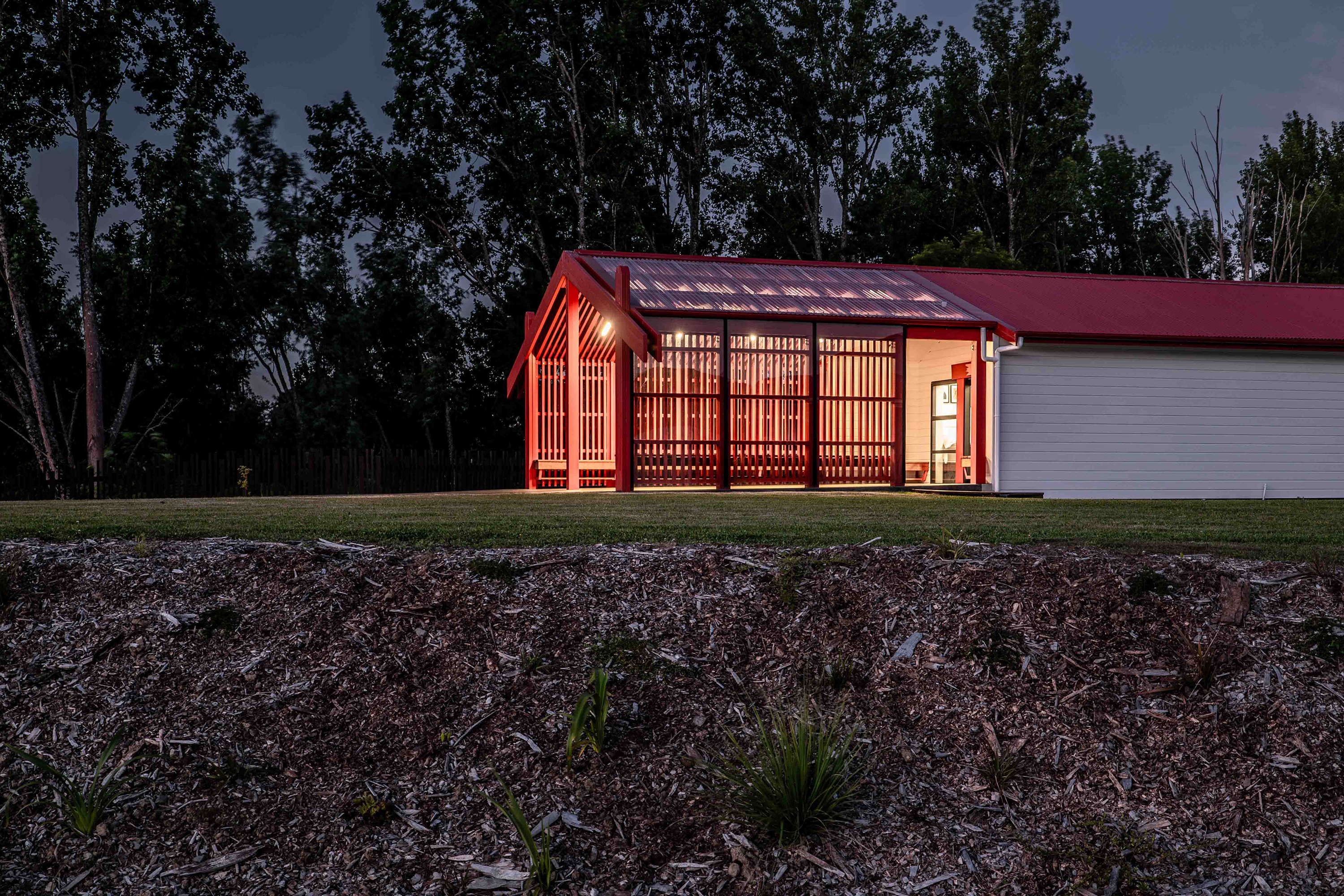 Te Upoko o Te Whenua Marae Canopy