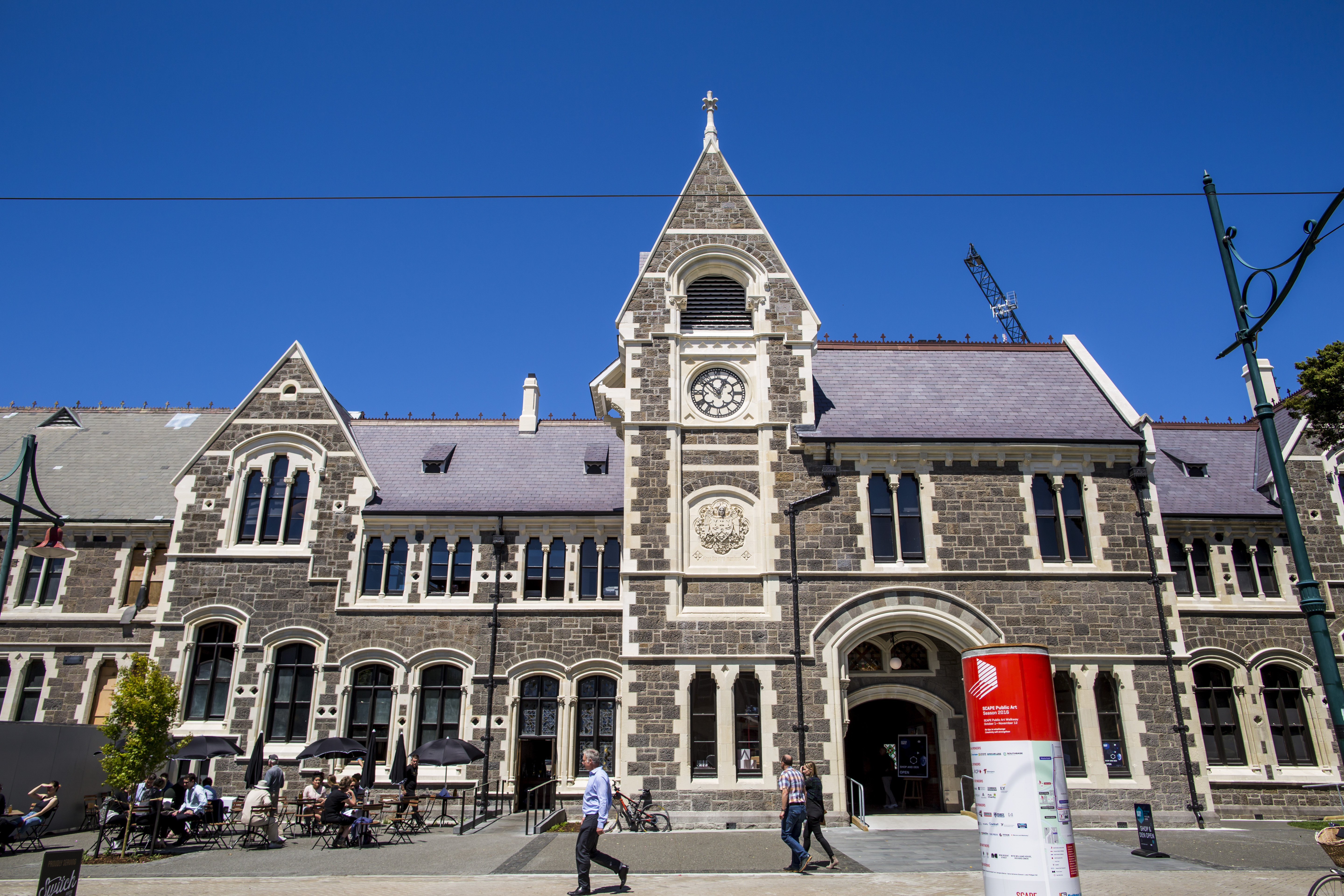 Christchurch Arts Centre Clock Tower & Great Hall