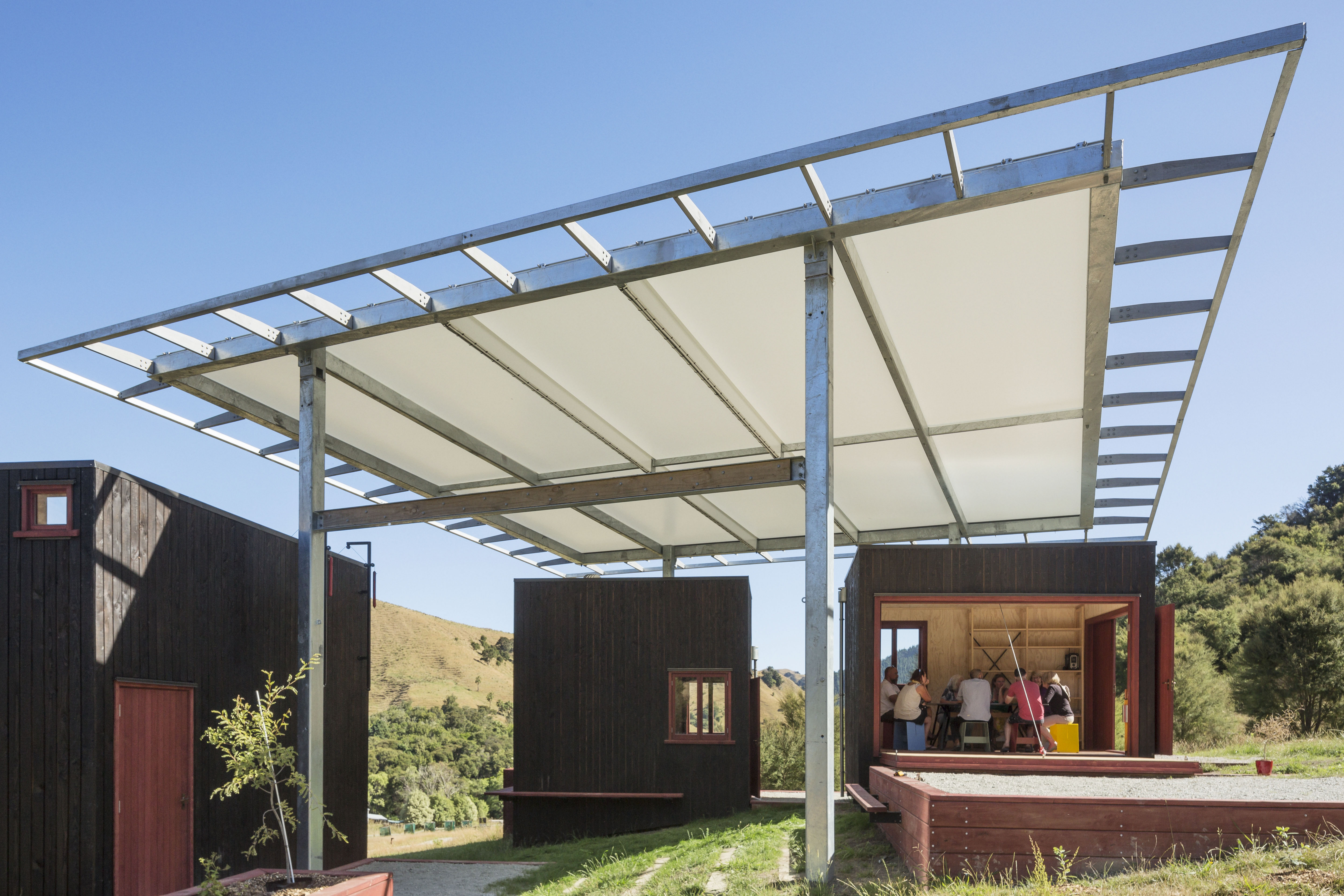 Longbush Ecosanctuary Welcome Shelter