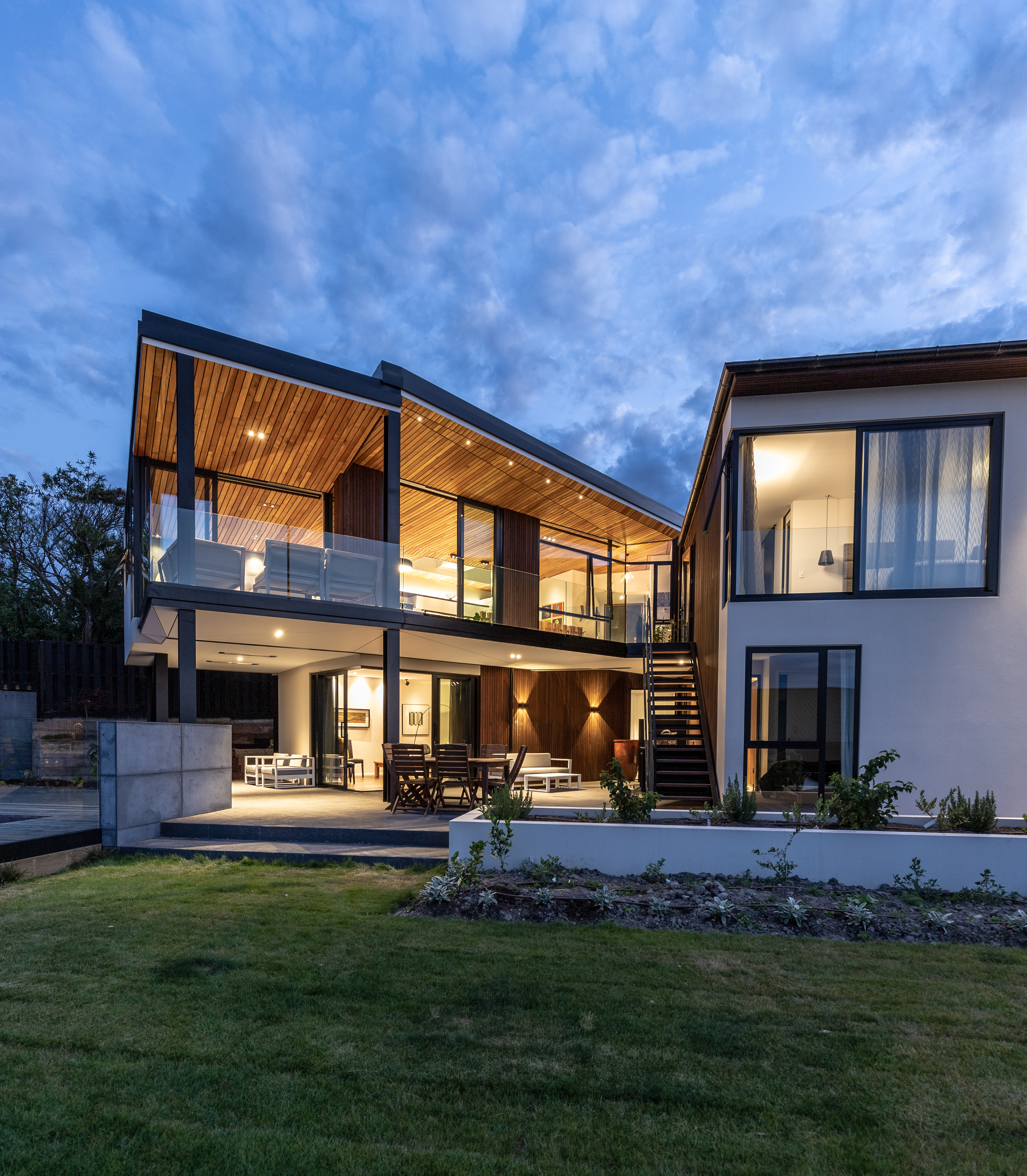 Wall House_Opened Exterior 