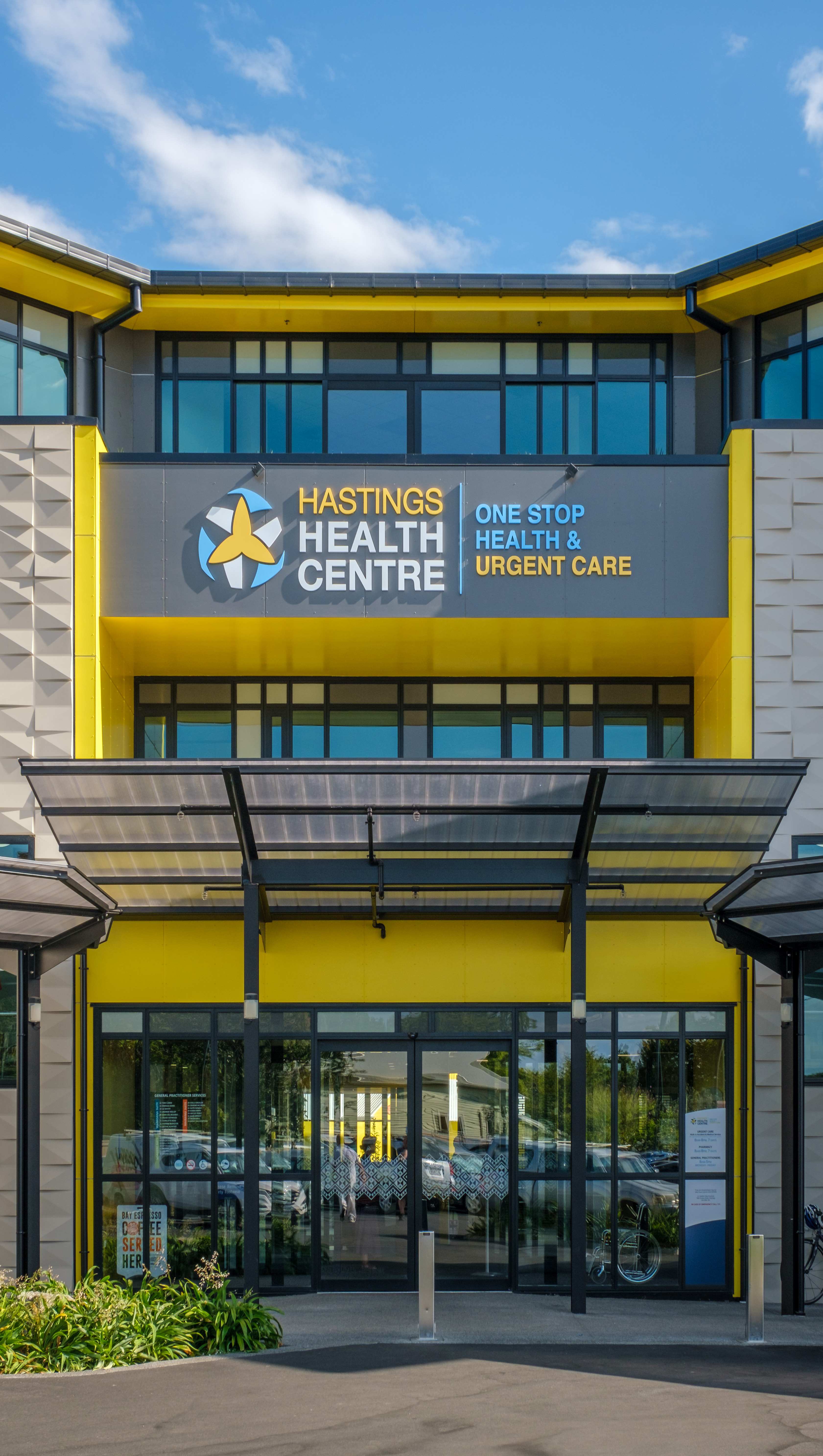 Hastings Health Centre Main Entrance